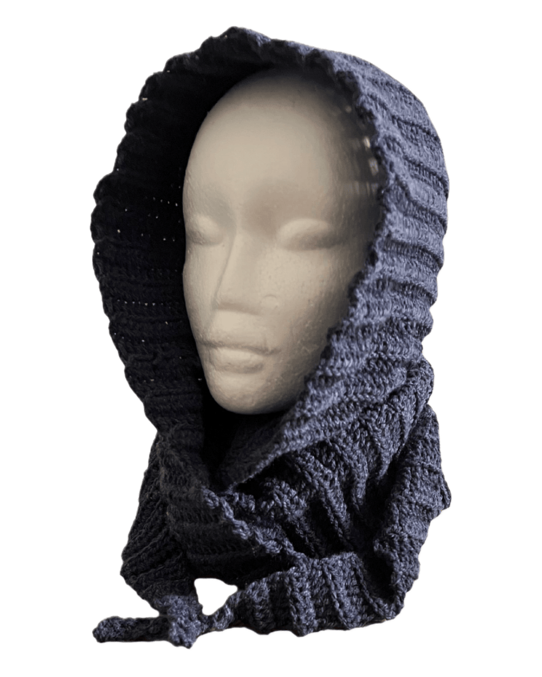 Balaclava sciarpa blu