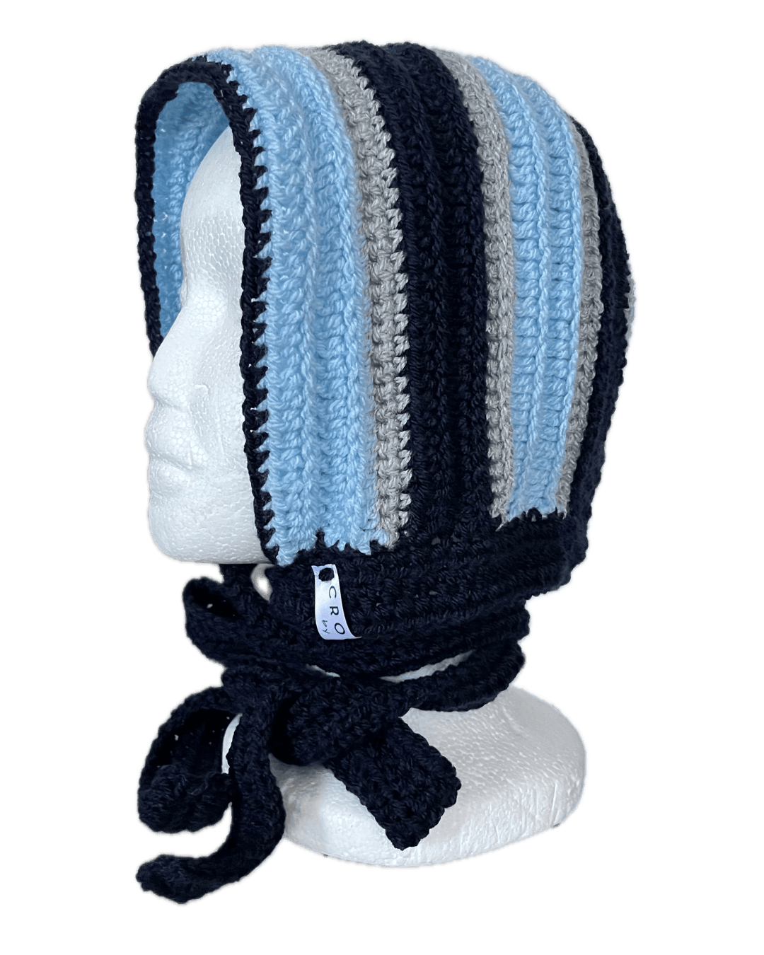 Cuffietta a righe Blu e Azzurra