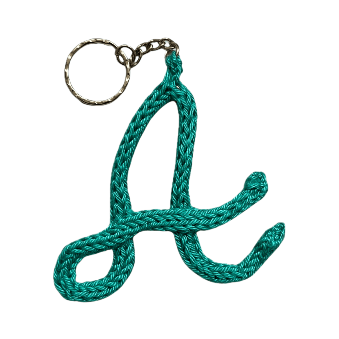 Portachiavi Lettera A verde