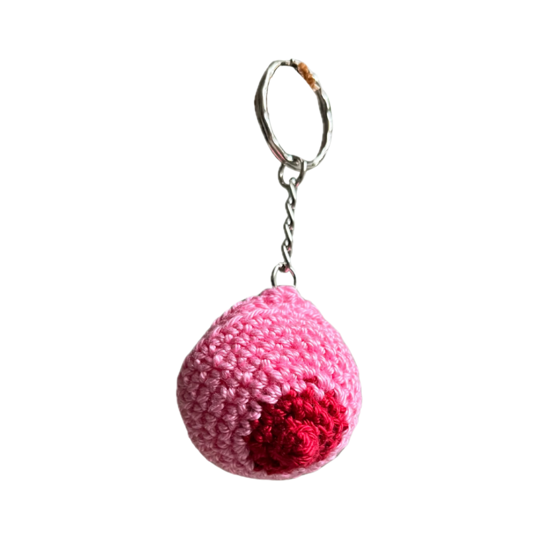 Portachiavi Tetta fucsia