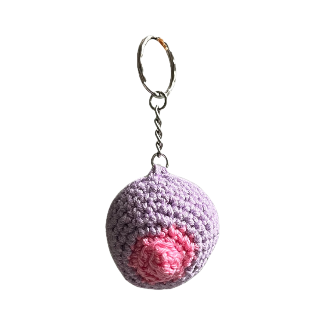 Portachiavi Tetta lilla