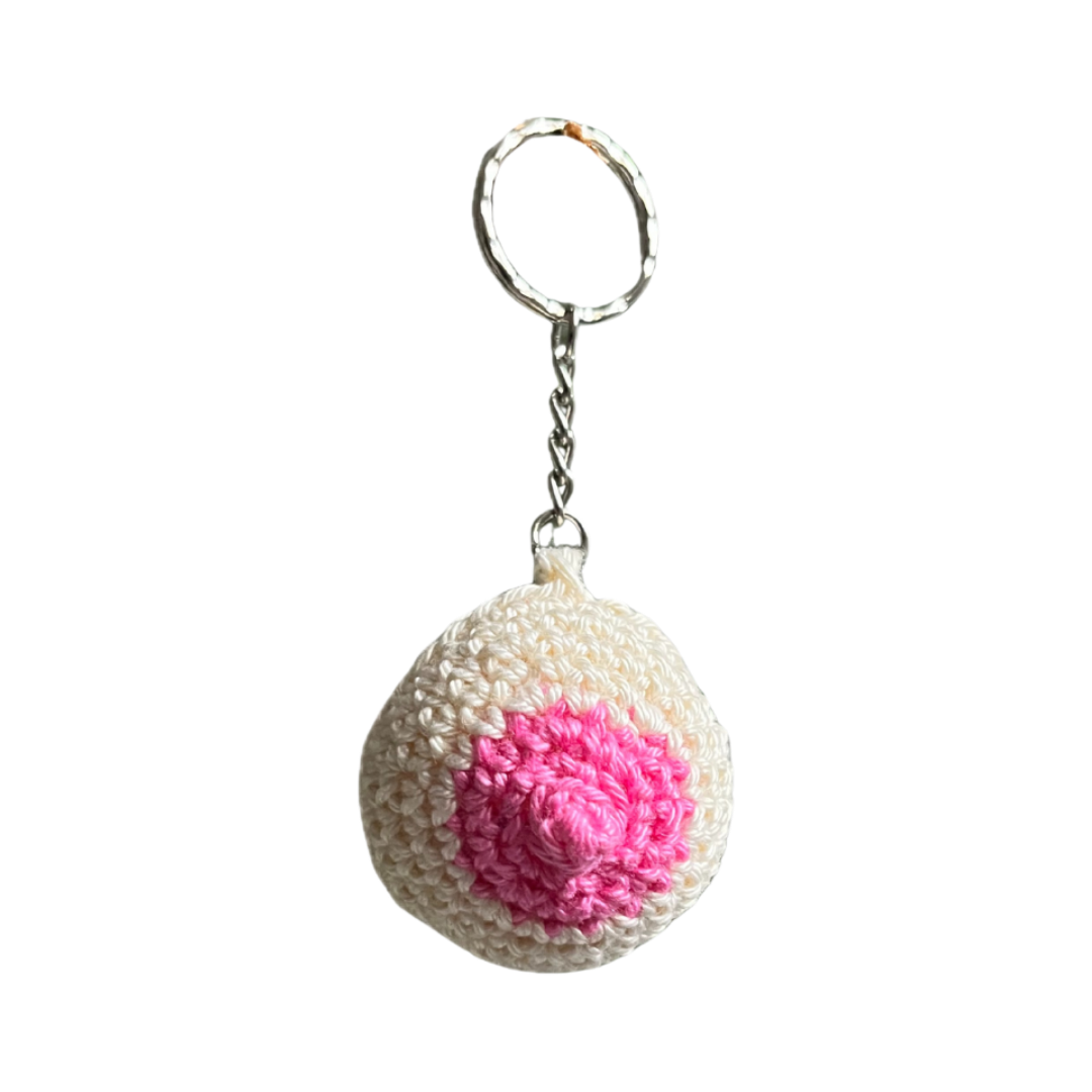 Portachiavi Tetta rosa chiaro